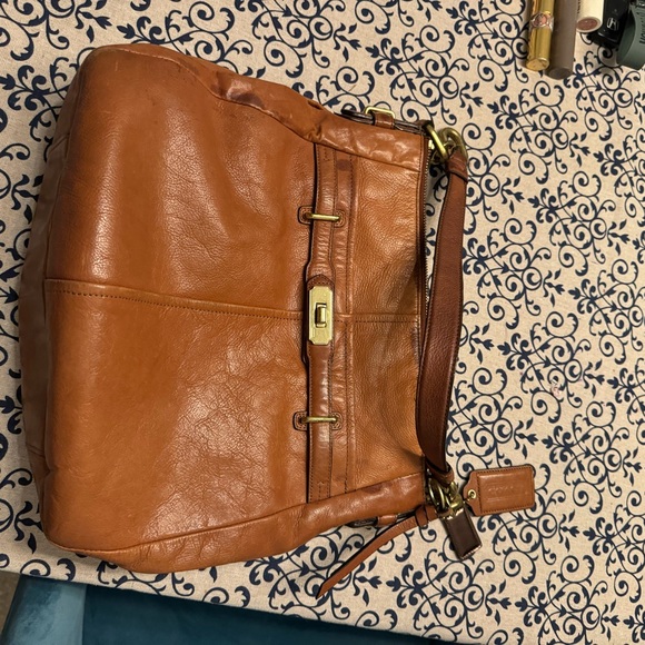 VINTAGE COACH LEATHER CHELSEA ASHLYNN HOBO BAG - Picture 13 of 15